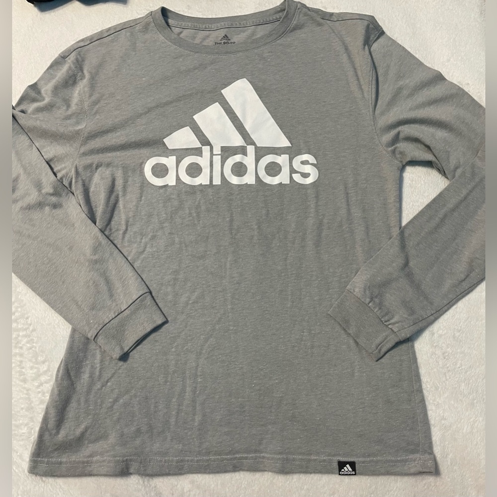 Grey Adidas Long sleeve